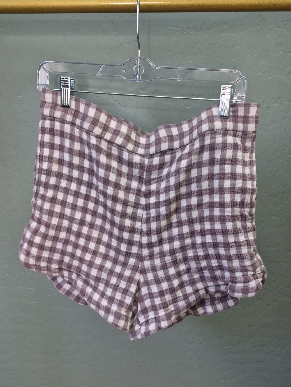 Rip Curl Gingham Shorts With Pockets